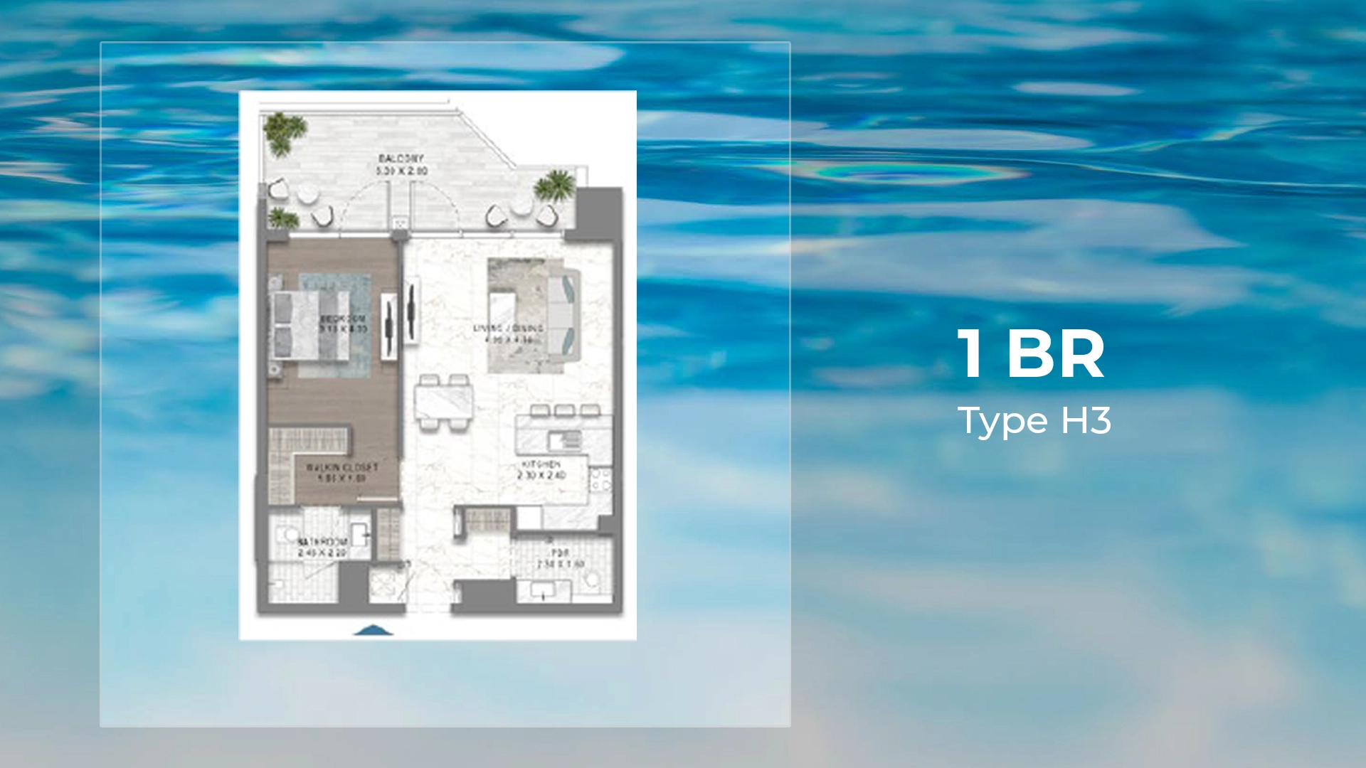 1 BR - Type A